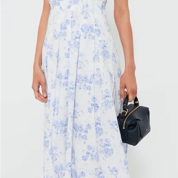 Blue and White Maxi Sundress - Picture 2 of 3